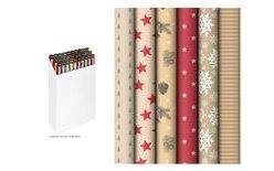 Wrapping paper Craft Natural - various motifs - roll 200x70 cm