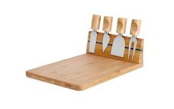 EXCELLENT Cheese Serving Board with Knives Set 5 pcs KO-784610160