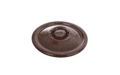 Brown Enamel Lid 14 cm TM2