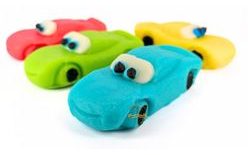 Ehető figura 4 – Kék versenyautó