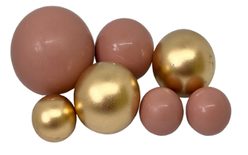 Čokoládové koule Zlato-béžové