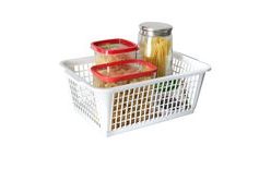 Plastic storage basket 38x26x14,5 cm