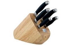 6-Piece Knife Set in Block SHIKOKU NEW CS SOLINGEN CS-045777