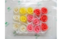 Tortové ruže Mini – biela, žltá, ružová, červená