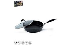 Panvica STONER s neprilnavým hrubým povrchom 28 cm s pokrievkou