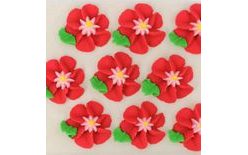Large Sugar Flower Decorations on Tray 16
