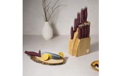BERLINGERHAUS Knife Set with Bamboo Stand 10 pcs Leonardo Collection BH-2980
