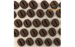 Cukrové dekorácie – kávové zrná