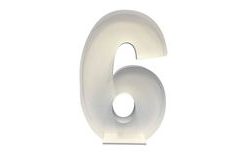 Konstrukce na balonky – číslice 6