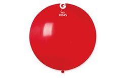 Piros latex léggömb 80 cm - 1 db