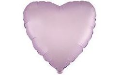45 cm Foil Balloon Heart PASTEL PURPLE - LILY