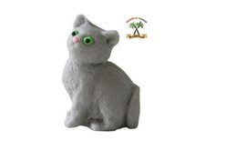 Vytlačované zvieratko – 3D mačička (sivá)