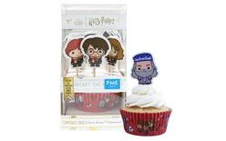 Harry Potter košíčky na muffiny a ozdoby, sada 24 ks, postavy