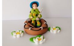 Sugar Cake Decoration – Fisherman (Medium)
