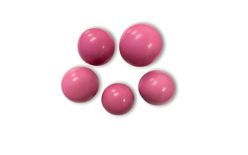 Pink Gelatine Balls (5 Pieces)