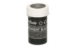 Čierna gélová farba Midnight Black 25 g