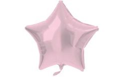 Foil Star Balloon - Pastel Pink - 48 cm