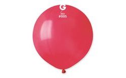 Pastelový červený latexový balónek 48 cm – 1 KS