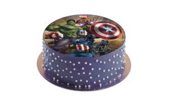 Edible image for cake Avengers 16 cm