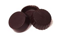 Chocolate cupcake moulds Petit Fours to fill - 1300 g/240 pcs