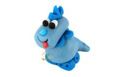 Příležitostná postavička dinosaurus modrý