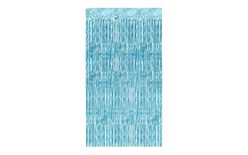 Party curtain 90x250 cm - sky blue (tiffany)