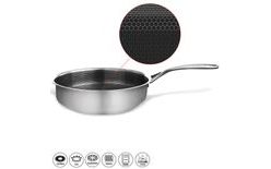 COOKCELL tapadásmentes serpenyő 3 rétegű 26x7 cm