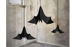 Závěsná Dekorace Netopýři 3 ks - 47x23/37x19/31x14 cm - Halloween