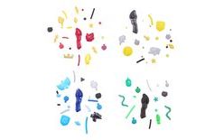 Cukrové zdobení Harry Potter týmy - 240 g