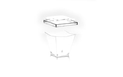 Lid for a Diamante cup 120 ml (set of 10 pc.)