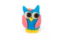 Příležitostná postavička sovička modrá