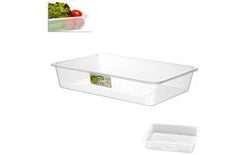 Átlátszó műanyag tál 46x33 cm
