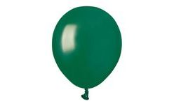 MINI latex léggömbök - 13 cm - Smaragd - zöld - 1 DB