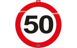 Traffic sign decoration 50, 47 cm