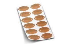 Cork Labels for Spice Jars - Set of 12