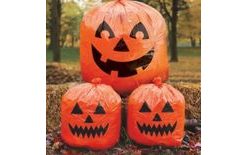 Dekorace dýně - pumpkin - sáčky - 3 ks - Halloween