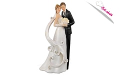 Wedding cake topper - newly wed couple 21 cm