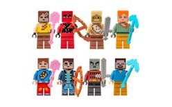 Figurky na dort 8ks Minecraft - Cakesicq