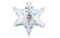 Balón foliový sněhová Vločka - Vánoce - 60 cm