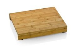 KELA Prkénko krájecí se zásuvkami KENINA bambus 46 x 36 x 7 cm KL-12553