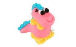 Príležitostná figúrka dinosaurus ružovo-modrý