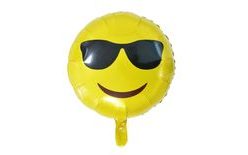 Foil Smiley Glasses Balloon 45 cm