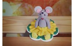 Ballet Mouse – Sugar Cake Decoration