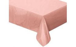 Metallic Rose Gold Tablecloth - 137 x 183 cm