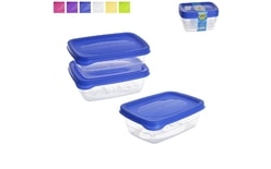 Rectangular Container with Lid, Set of 3