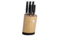 BERLINGERHAUS Sada nožov so stojanom BAMBOO 6 ks Black Silver Collection BH-3136