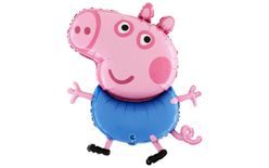 Fólia léggömb Peppa malac - George - 60 cm