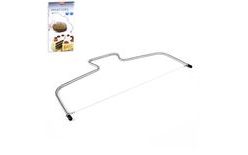Stainless steel cake cutter 33x15,3 cm