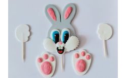 Sada cukrových dekorácií Zajačik