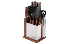 12-Piece Kitchen Knife and Utensil Set with Stand SOLTAU